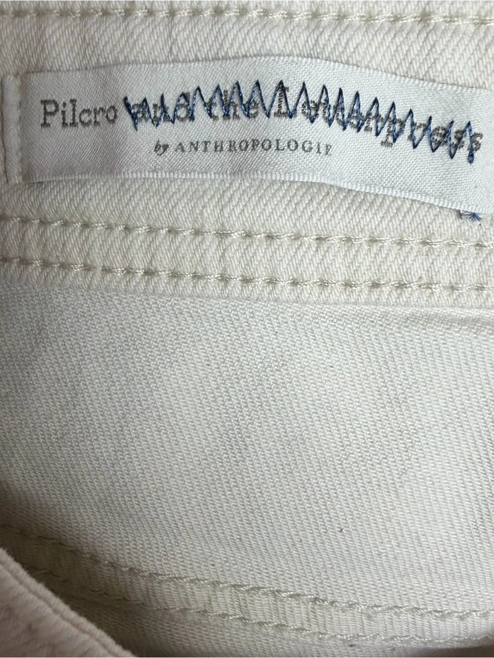 Anthropologie Pilcro and the Letterpress Slim Boyfriend Striped Denim Shorts 28 - Picture 6 of 6